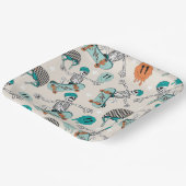 Cool Dude Skater Party Papier Borden Papieren Bordje (Gebogen)