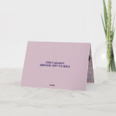 COOL DUDE VERJAARDAG KAART (Achterkant)