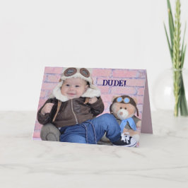 COOL DUDE VERJAARDAG KAART