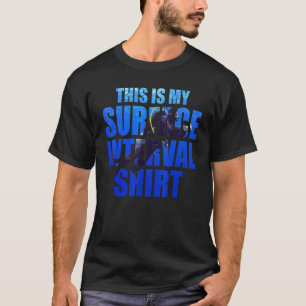 Cool Duikshirt In Super Vintage Stijl T-shirt