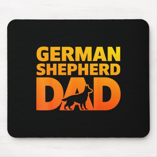 Cool Duits Shepherd-ontwerp voor mannen jongens ho Muismat (Voorkant)