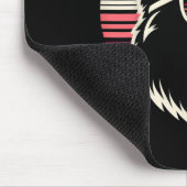 Cool Duitse Herder hond Retro Sunset Art Style CH Muismat (Hoek)