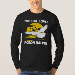 Cool Duiven Races Voor Meisjes Kinderen Postduif R T-shirt