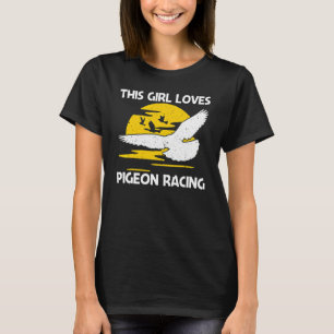 Cool Duivenracen Voor Meisjes Kinderen Postduif Ra T-shirt
