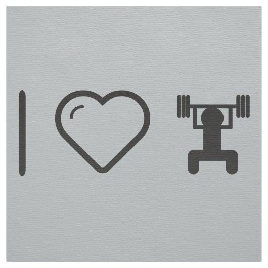 Cool Dumbbell Liftings Stof (Swatch)