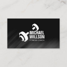 Cool Dumbbell Logo Personal Trainer