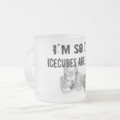 Cool dus. matglas koffiemok (Voorkant links)