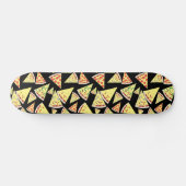 Cool Dynamic Random Pattern Pizza Lover's Skateboard (Horizontaal)