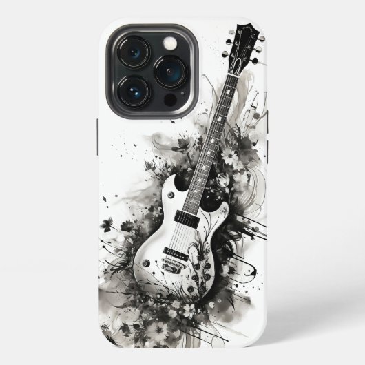 🎸📱 Cool E-Gitaar iPhone Case🎸 Hoesje (Achterkant)