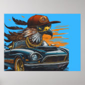 Cool Eagle Rider Poster (Voorkant)