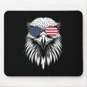 Cool Eagle Us Amerikaanse Vlag 4 juli Voor Mannen  Muismat