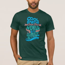 Cool Earth Save World met klimaatactie T-shirt