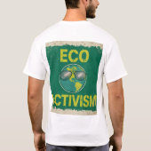 Cool Earth Vintage Eco Activisme T-Shirt (Achterkant)