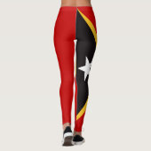 Cool East Timor Vlag Mode Leggings (Achterkant)