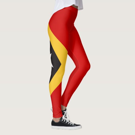 Cool East Timor Vlag Mode Leggings (Rechts)