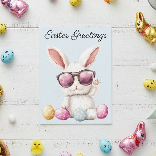 Cool Easter Bunny Briefkaart