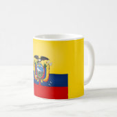 Cool Ecuador Flag Koffiemok (Voorkant rechts)