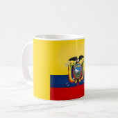 Cool Ecuador Flag Koffiemok (Voorkant links)
