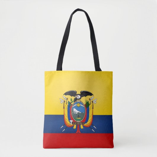 Cool Ecuador Flag Mode Tote Bag (Voorkant)