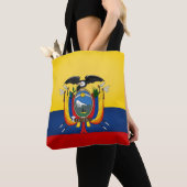Cool Ecuador Flag Mode Tote Bag (Dichtbij)