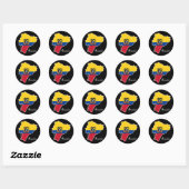 Cool Ecuador Ronde Sticker (Vel)