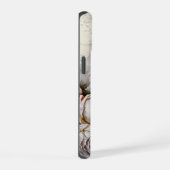 Cool Edgy Shabby  Rozen op gescheurd papier iPhone 15 Case (Rechterkant)