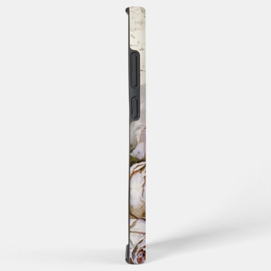 Cool Edgy Shabby  Rozen op gescheurd papier Samsung Galaxy Hoesje (Rechterkant)