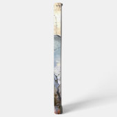 Cool Edgy Shabby  Rozen op gescheurd papier Samsung Galaxy Hoesje (Linkerkant)