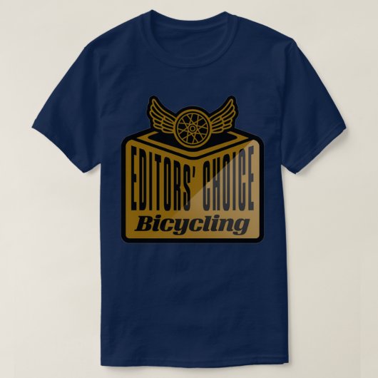 Cool editors kiezen voor fietsontwerp t-shirt (Design voorkant)