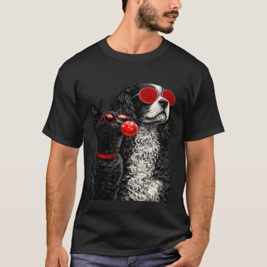 Cool Een Kat En Hond Tshirt Leuke Huisdierliefhebb (Voorkant)