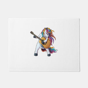Cool Eenhoorn Gitaar Spelend _ Grappig Dier Gitari Deurmat