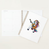 Cool Eenhoorn Gitaar Spelend _ Grappig Dier Gitari Planner (Display)
