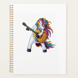 Cool Eenhoorn Gitaar Spelend _ Grappig Dier Gitari Planner