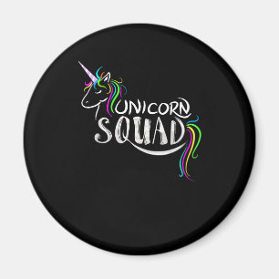 Cool Eenhoorn Team _ Grappig Magisch Paardenteam Magneet