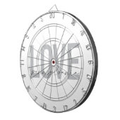 Cool, eenvoudig, modern design Love Pennsylvania Dartbord (Voorkant Rechts)