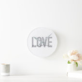 Cool, eenvoudig, modern design Love Pennsylvania Ronde Klok (Huis)