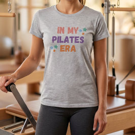 Cool Eenvoudige Spreuk In Mijn Pilates Tijdperk Ci T-shirt