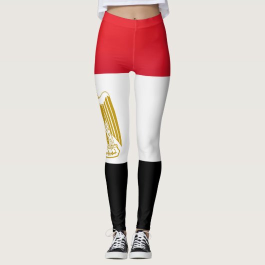 Cool Egypt Flag Mode Leggings (Voorkant)