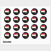 Cool Egypt Ronde Sticker (Vel)