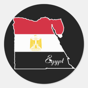 Cool Egypt Ronde Sticker