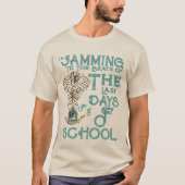 Cool einde van het schooljaar Muziek Thema T-shirt (Voorkant)