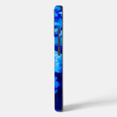 Cool Electric Blue Jellyfish in Deep Blue Zee Case-Mate iPhone Case (Achterkant / Links)