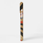 Cool Electric Guitarist Gift Soviet Art Rock Music iPhone Hoesje (Linkerkant)