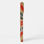 Cool Electric Guitarist Gift Soviet Art Rock Music iPhone Hoesje (Rechterkant)