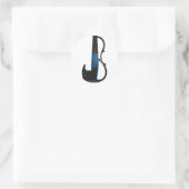 Cool Electric Violin Sticker! Ronde Sticker (Tas)