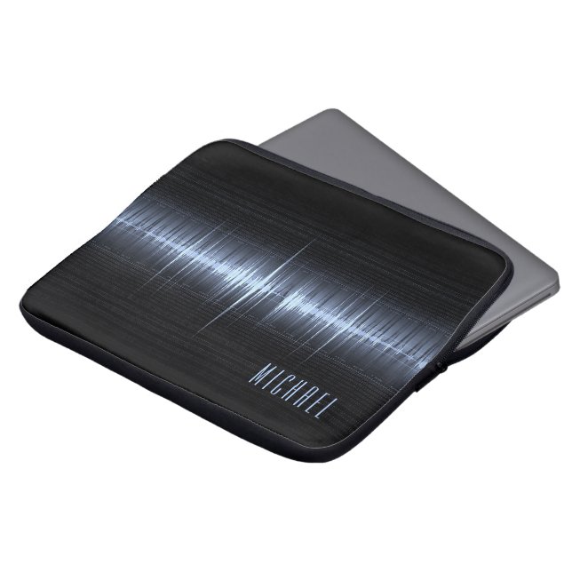 Cool Electrocardiogram Design Persoonlijk Laptop Sleeve (Voorkant top)