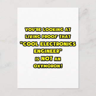 Cool Electronics Engineer is GEEN Oxymoron Briefkaart