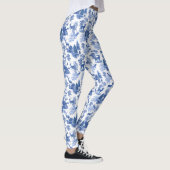Cool Elegant Blue Deer French Toile Leggings (Rechts)