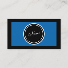 Cool Elegant Dazzling Blue Visitekaartje