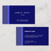 cool, elegant eenvoudig visitekaartje (Voorkant / Achterkant)